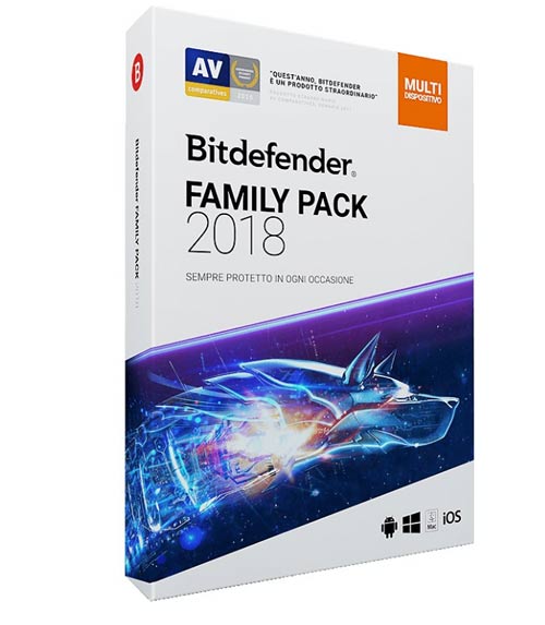 Bitdefender Family pack 2025 15 computer 2 Anni ESD immagine
