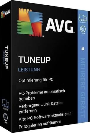 AVG PC TuneUp 10 Dispositivi 1 Anno ESD