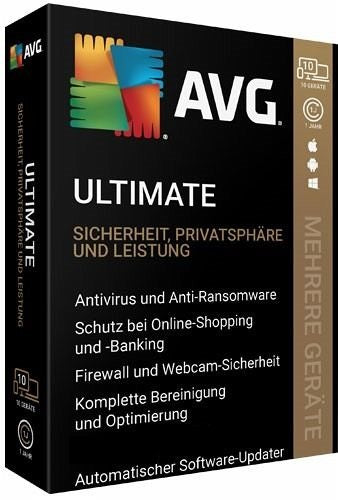 AVG Ultimate 10 Dispositivi 3 Anni Licenza versione ESD