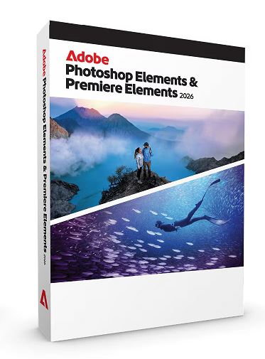 Adobe Photoshop + Premiere Elements 2026 - 1 Utente - 3 Anni ESD