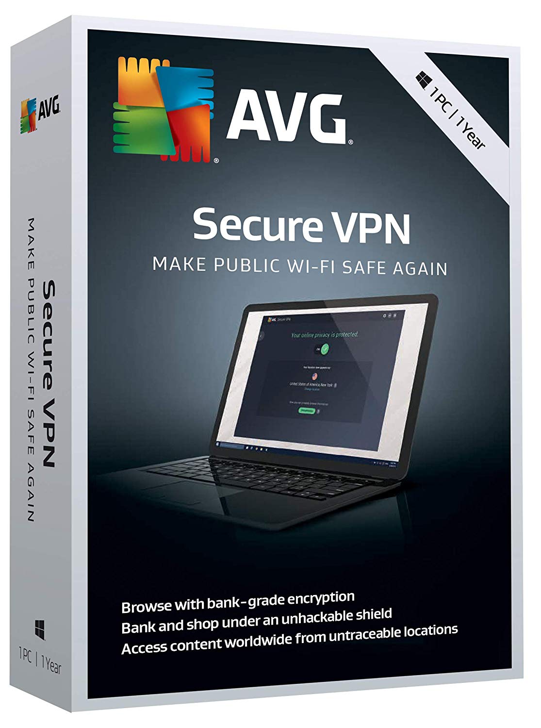 AVG Secure VPN - fino a 10 dispositivi 2 Anni ESD immagine