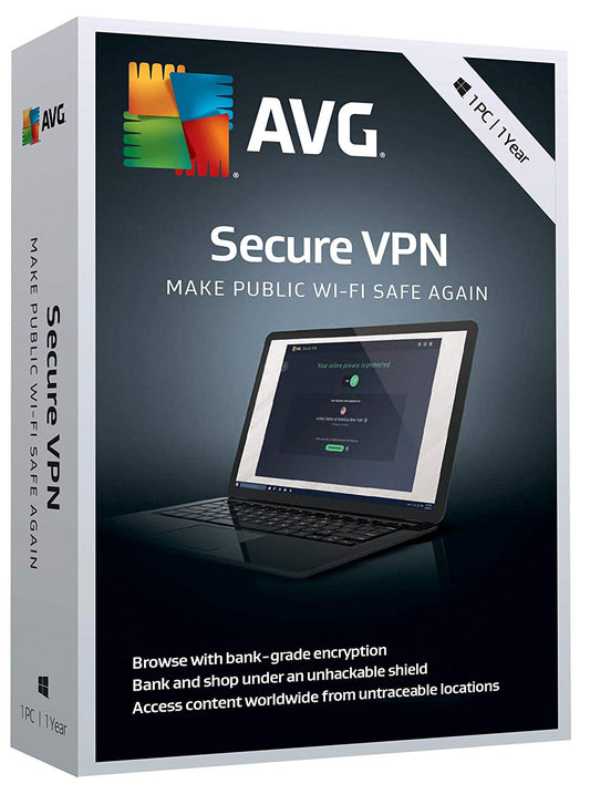 AVG Secure VPN - fino a 5 dispositivi 1 Anno ESD immagine