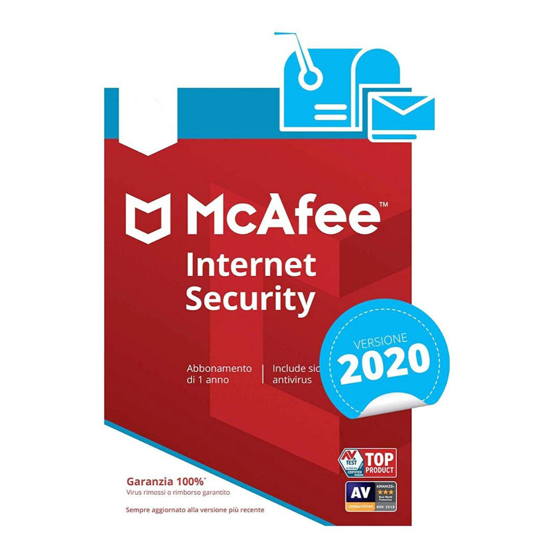 McAfee Internet Security 1 Device PC mac android ios 1 Anno Licenza ESD immagine