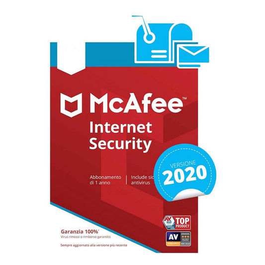 McAfee Internet Security 1 Device PC mac android ios 1 Anno Licenza ESD immagine