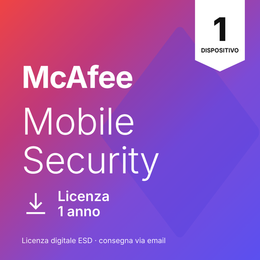 McAfee Mobile Security 2025 1 Dispositivo 1 Anno Licenza ESD