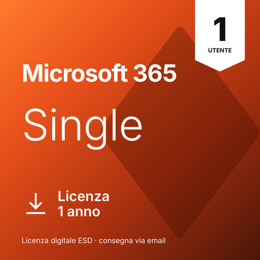 Microsoft 365 Single 1 Utente 1 Anno ESD