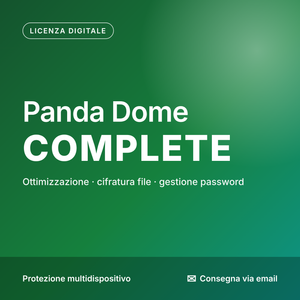Panda Dome Complete – 1 Dispositivo – 1 Anno – Win/Mac/Android – Licenza ESD