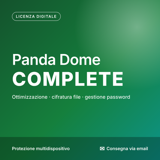 Panda Dome Complete – 1 Dispositivo – 1 Anno – Win/Mac/Android – Licenza ESD
