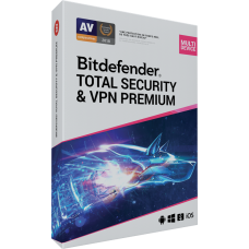 Bitdefender TOTAL Security con VPN Premium 5 Device 2 Anni