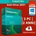 Kaspersky Anti-Virus 2021 3 Computer Windows 2 Anni ESD immagine