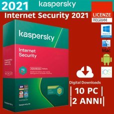 Kaspersky Internet Security 2021 10 PC MultiDevice Win Mac Android 2 Anni ESD