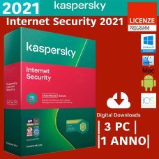 Kaspersky Internet Security 2021 3 PC MultiDevice Win Mac Android 1 Anno ESD
