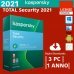 Kaspersky Total Security 2021 3 PC MultiDevice Win Mac Android 1 Anno ESD immagine