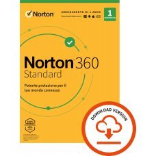Norton 360 Standard 2022 1 PC Dispositivo 1 Anno iOs Mac Windows VPN ESD immagine
