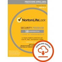 Norton security Premium 10 dispositivi (non richiede carta di credito) ESD