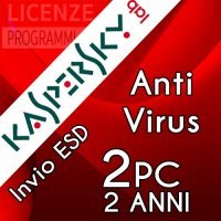 Kaspersky Anti Virus 2019 2 Computer Windows 2 Anni