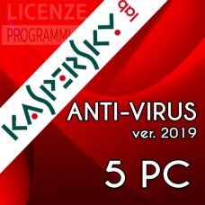 Kaspersky Anti Virus 2019 5 Computer Windows 1 Anno immagine